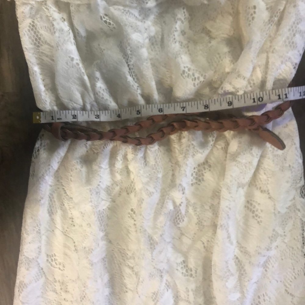 *SOLD* Trixxi White Lace Strapless Maxi Sundress - Picture 5 of 9
